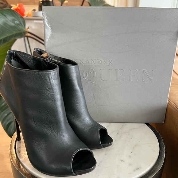 Alexander McQueen Black Booties - Picture 7 of 7